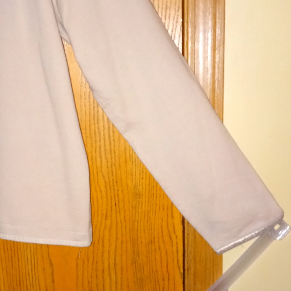 TaN "LIZ CLAIRBORNE" LIZ & CO. zip, pullover hoodie SIZE: L @**See Pics** - Picture 5 of 7